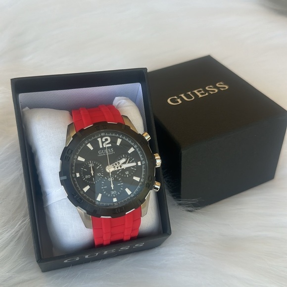 New GUESS Black Dial Men Analog Watch - U0864G7M - Picture 1 of 9